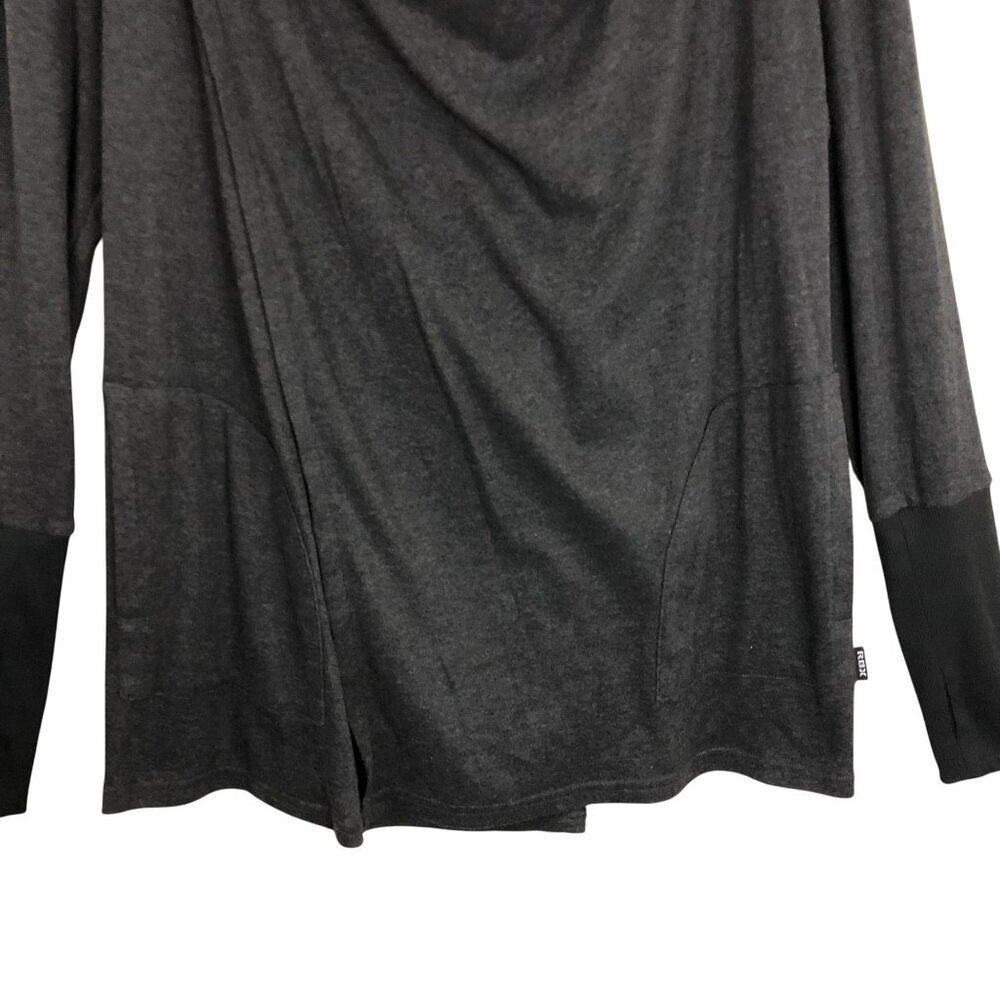 Rbx Live Life Active Cardigan Sweater Lightweight Draped Womens Layer Size L - Picture 7 of 13
